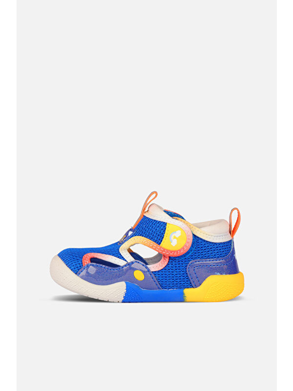 Kendy Hafif Erkek Bebek İlk Adım Saks Mavi Günlük Ayakkabı - Görsel 3