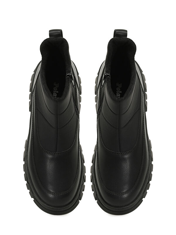 326607.Z5PR Siyah Kadın Kar Botu - Görsel 5