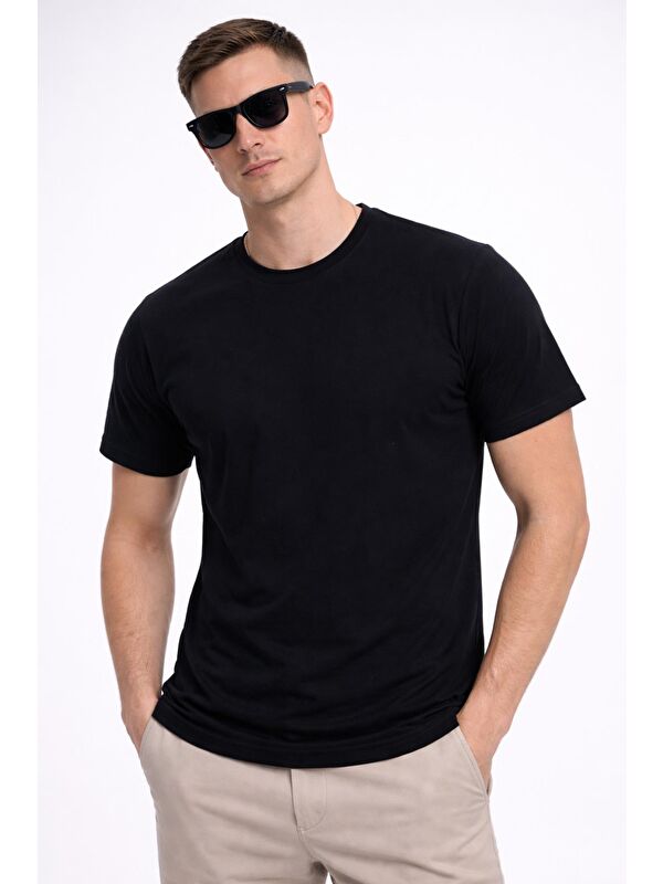 Freemen Erkek/Unisex Bisiklet Yaka Basic Tişört %100 Pamuk - 371