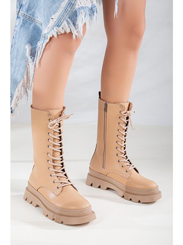 D701 Kadın Kışlık Ortopedik Bot&Bootie - Görsel 4