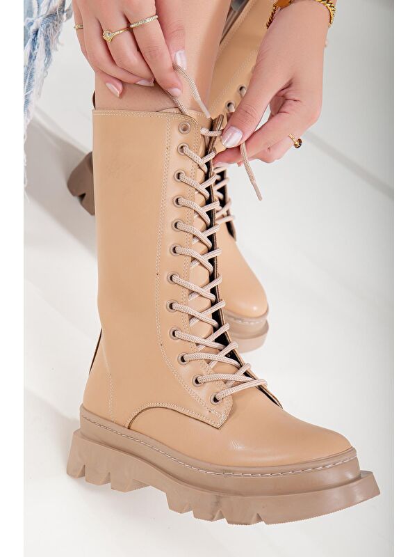 D701 Kadın Kışlık Ortopedik Bot&Bootie - Görsel 5