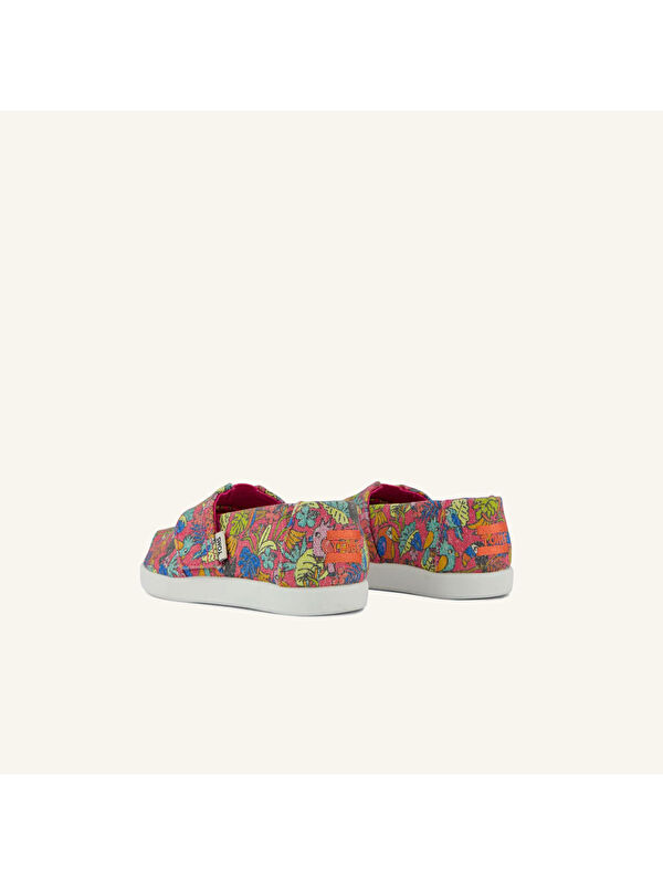 Toms Karışık Toms Espadril Alpargata Kız Çocuk 10022120 Fuchsia Birds of Paradise Print