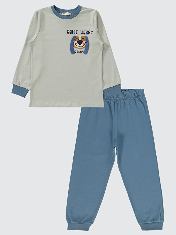 Civil Boys Erkek Çocuk Pijama Takımı 2-5 Yaş İndigo