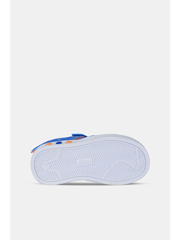 Ester Işıklı Erkek Bebek Saks Mavi Sneaker - Görsel 5