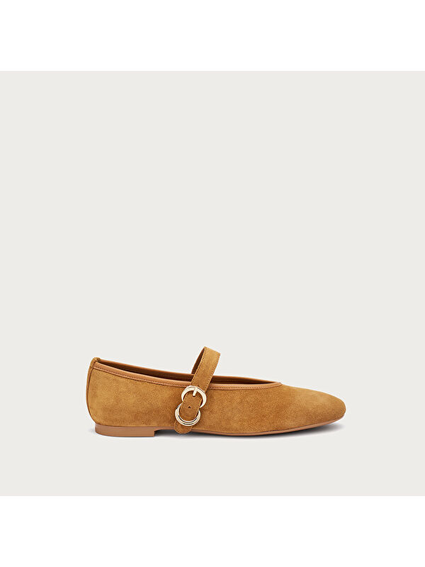 Frau Kadın Babet 69B3 SUEDE BALLET FLATS