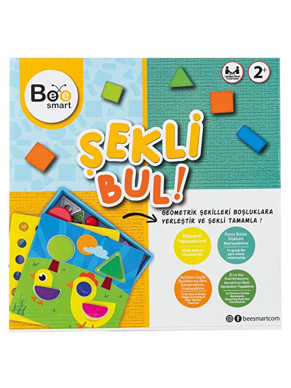 Bee Smart Şekli Bul Oyun Seti - Standart