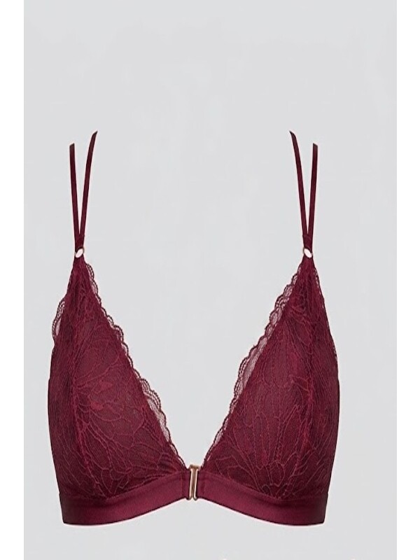 C&City Kapsız Bralet C18326 Bordo