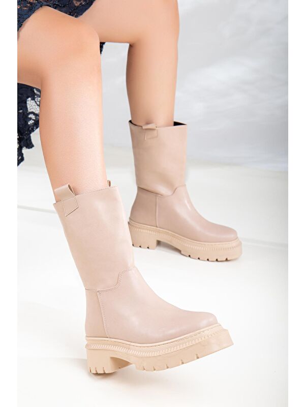 D1943 Kadın Günlük Ortopedik Bot Bootie - Görsel 4