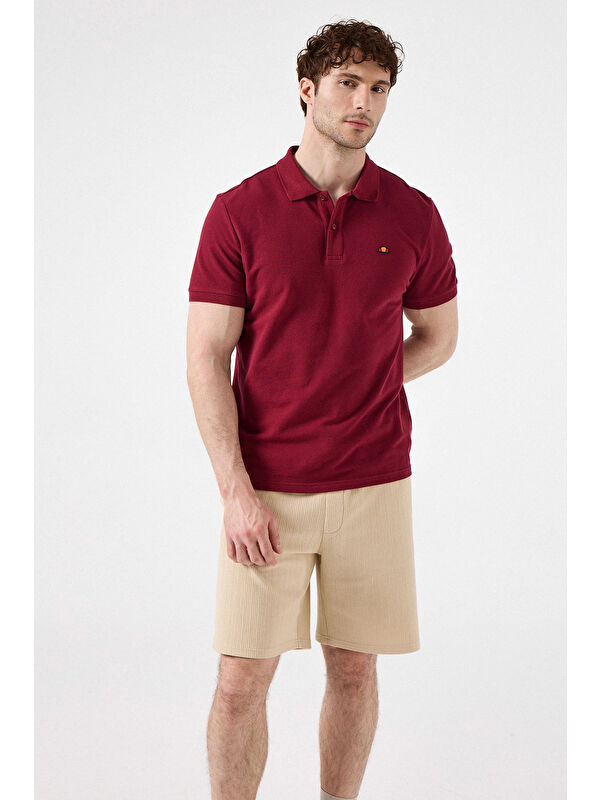 Ellesse % 100 Pamuk Regular Fit Düğmeli Polo Yaka T Shirt 6SM5044-TRD