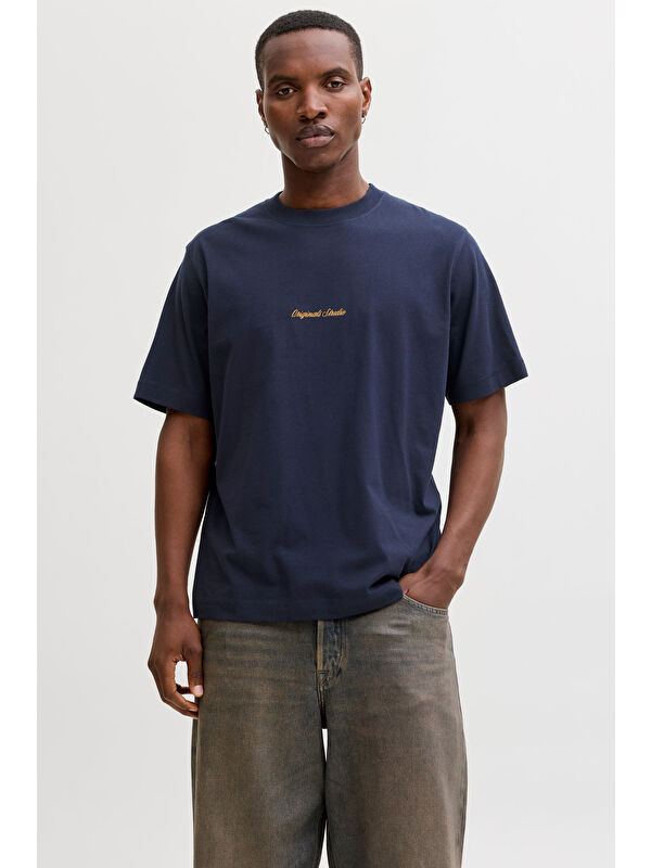 Jack & Jones Originals Jornorrebro % 100 Pamuk Regular Fit Bisiklet Yaka T Shirt 12282892