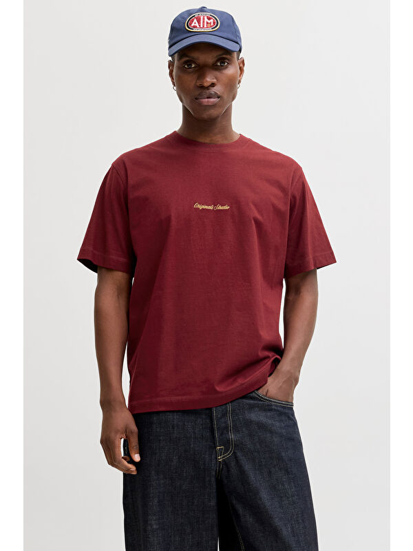 Jack & Jones Originals Jornorrebro % 100 Pamuk Regular Fit Bisiklet Yaka T Shirt 12282892
