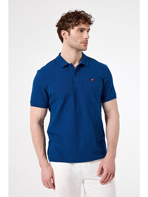 Ellesse % 100 Pamuk Regular Fit Düğmeli Polo Yaka T Shirt 6SM5044-BL