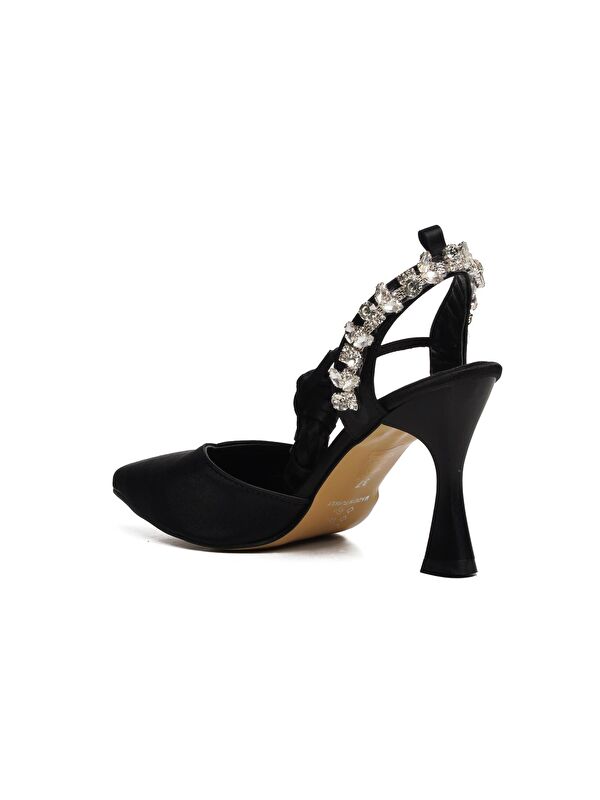 Siyah Kadın Abiye Ayakkabı 461014 - Görsel 5