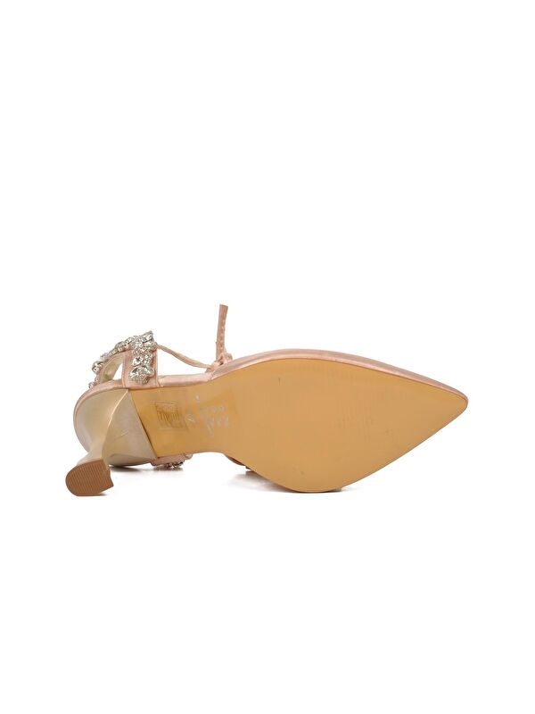 Bej Kadın Abiye Ayakkabı 461014 - Görsel 6