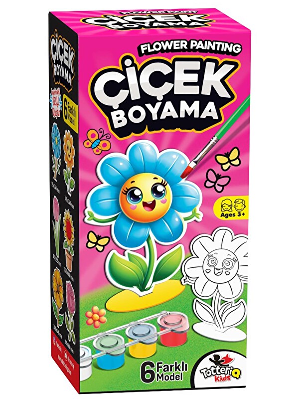 Vardem Oyuncak Çiçek Boyama - Standart