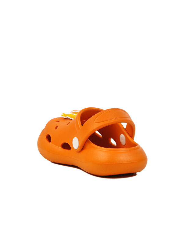 Turuncu Kız Çocuk Sabo Terlik Yumurcak - Görsel 5