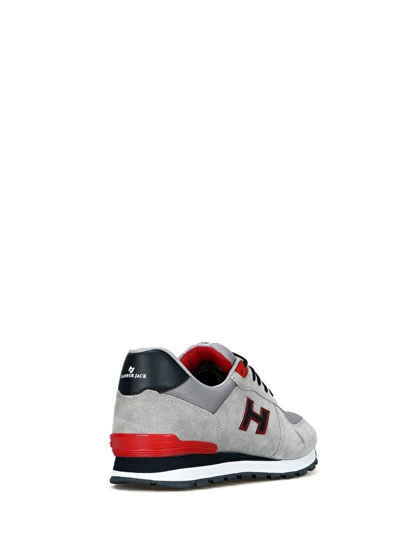 Peru Hakiki Deri Gri Erkek Spor Ayakkabı - Görsel 5