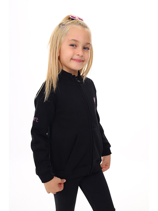 Toontoykids Kız Çocuk Nakışlı Hırka