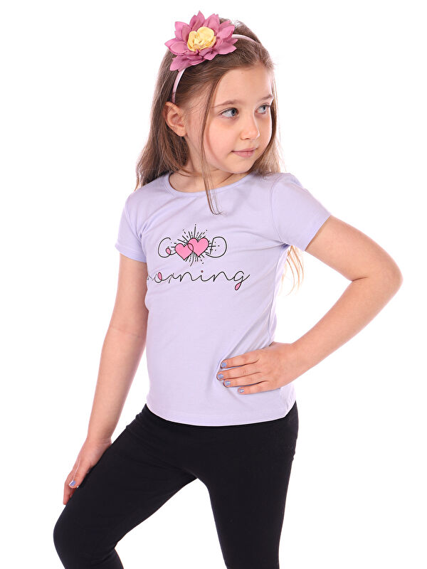 Toontoykids Kız Bebek Good Morning Baskılı Tişört