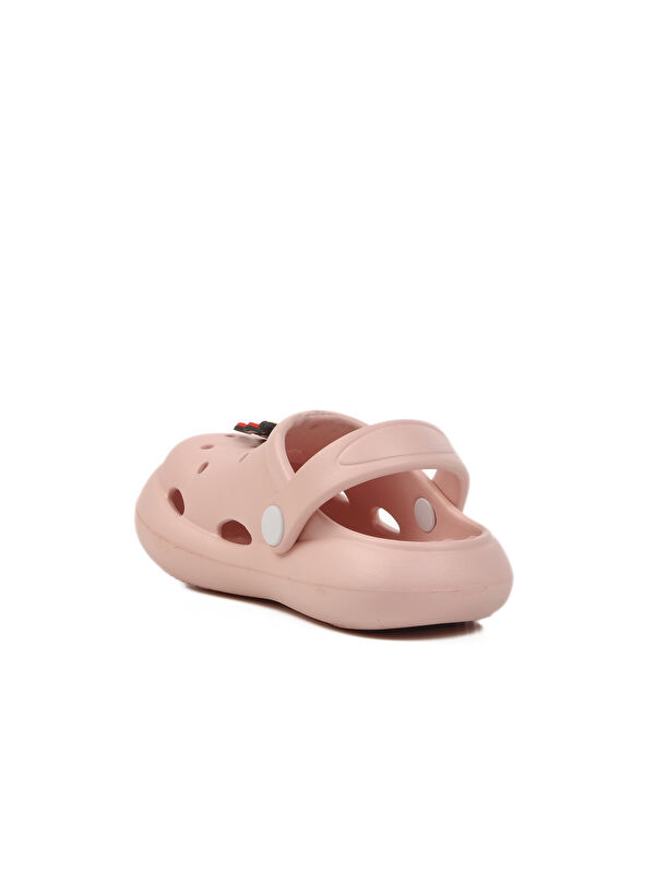 Pudra Kız Çocuk Sabo Terlik Yumurcak - Görsel 5