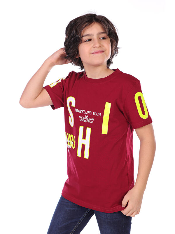 Toontoykids Erkek Çocuk Fashion Baskılı Tişört