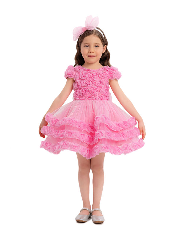 Pamina Kız Bebek Elbise Pembe
