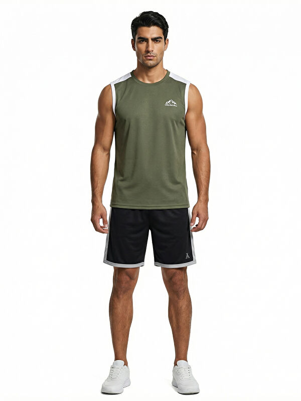 ORENDAHİLL ORENDAHILL Erkek Spor Atlet Hızlı Kuruyan Esnek Regular Fit Gym Activewear