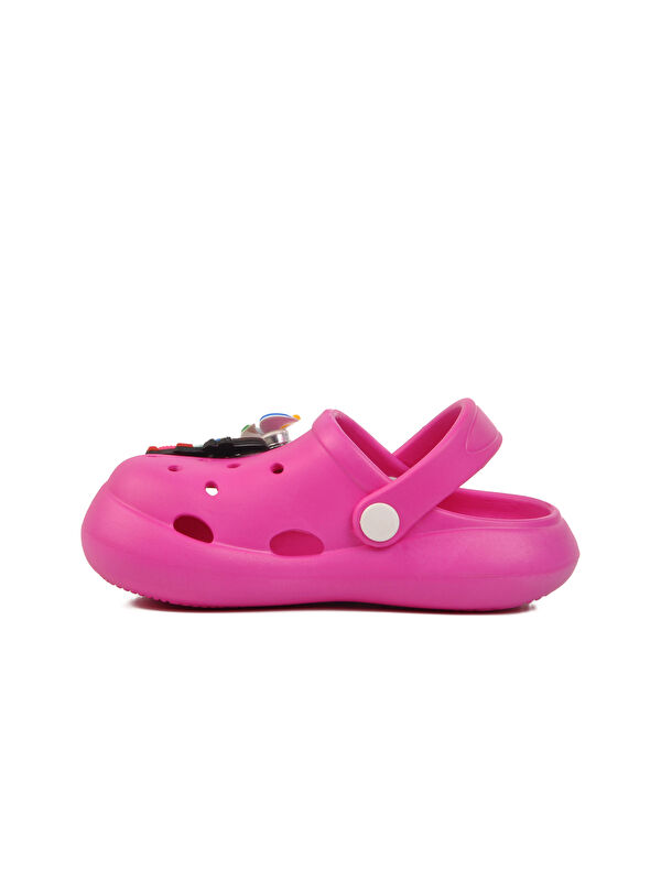 Fuşya Kız Çocuk Sabo Terlik Yumurcak - Görsel 3