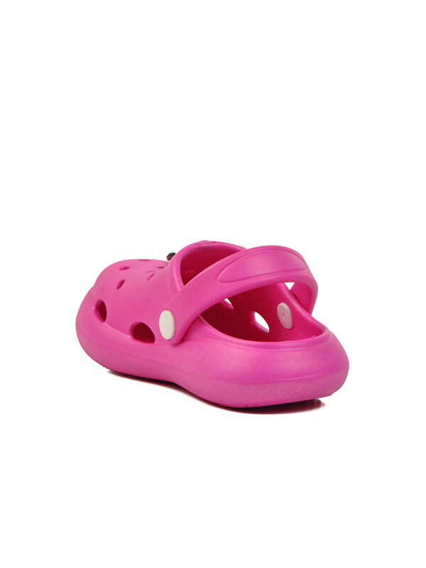Fuşya Kız Çocuk Sabo Terlik Yumurcak - Görsel 5