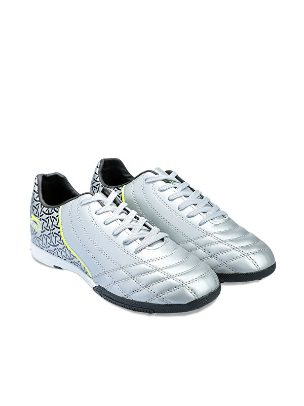 HINO HS Erkek Futbol Ayakkabı Gri / Siyah - Görsel 3