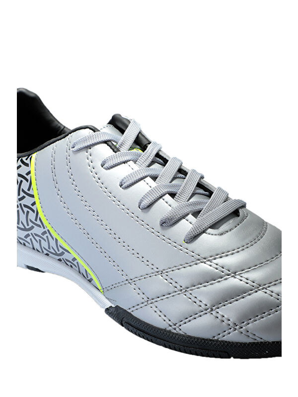 HINO HS Erkek Futbol Ayakkabı Gri / Siyah - Görsel 5