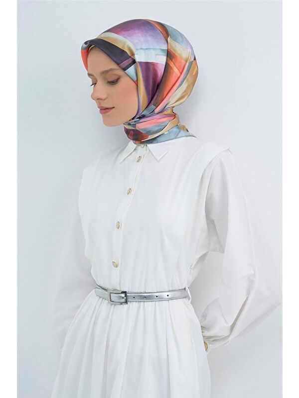 ARMİNE Saf İpek Twill Eşarp 9510D 80