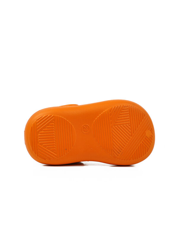 Turuncu Unisex Çocuk Sabo Terlik Yumurcak - Görsel 6