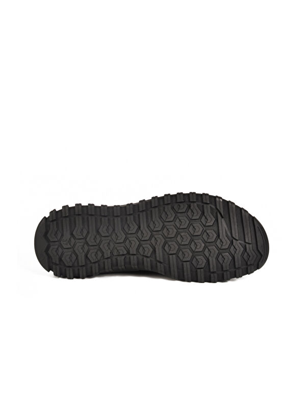 Siyah Nubuk Hakiki Deri Kadın Casual Ayakkabı 2413532K Z - Görsel 6