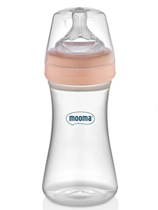 MOOMA Biberon 250 Ml 6-18 Ay Orta Akış - Pembe