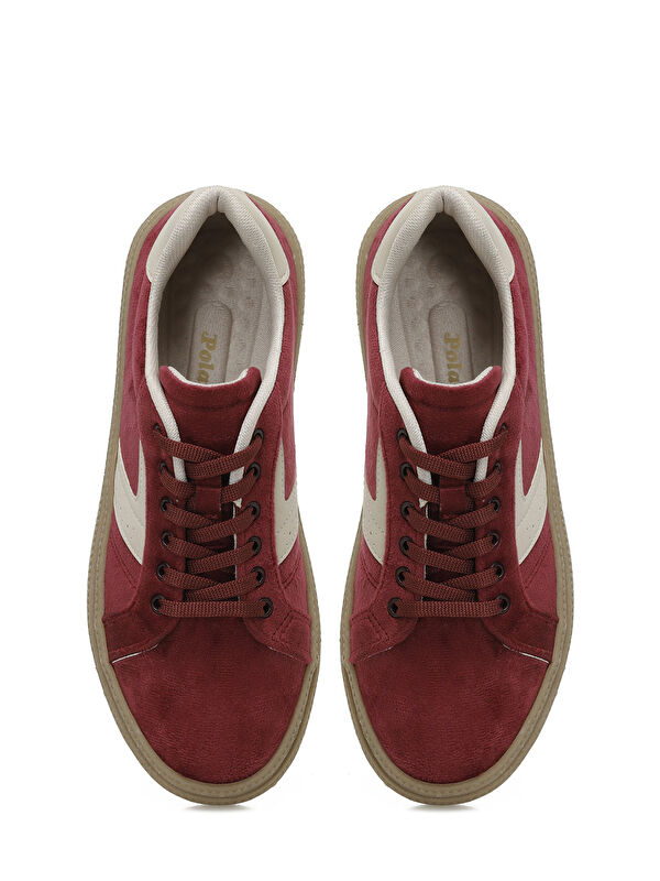 326539.Z 5PR Bordo Kadın Sneaker - Görsel 5