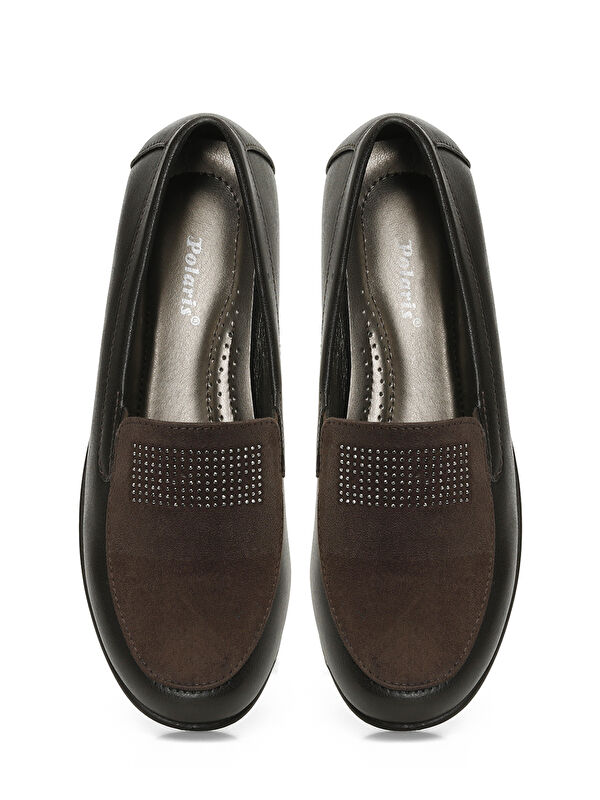 166502.Z4PR Kahverengi Kadın Dolgu Ayakkabı - Görsel 5