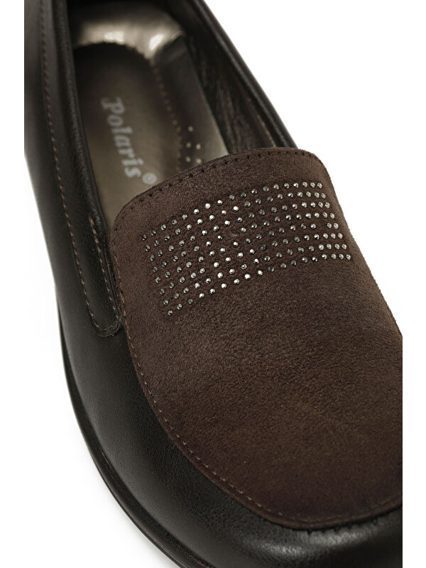 166502.Z4PR Kahverengi Kadın Dolgu Ayakkabı - Görsel 8