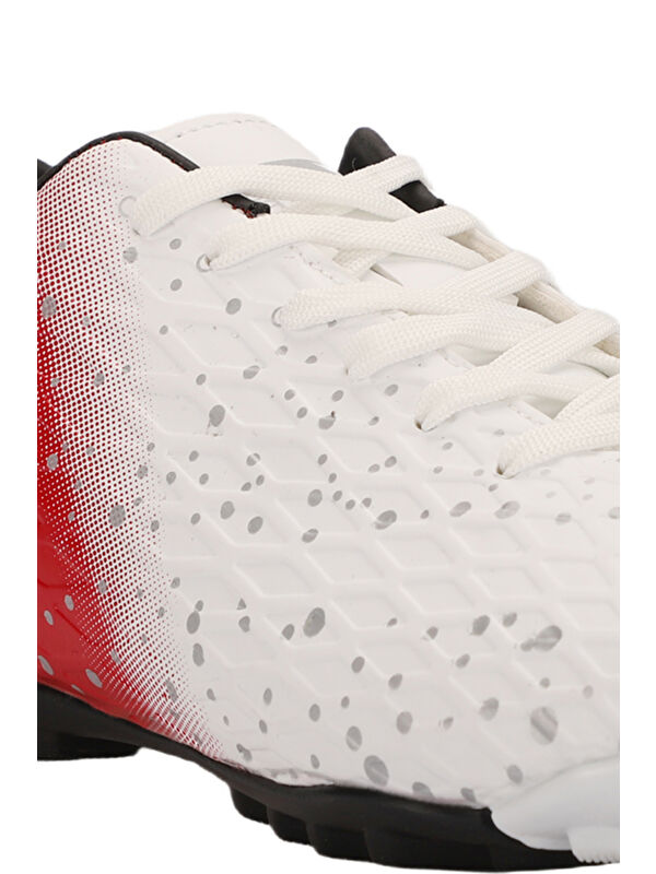 HANIA HS Erkek Futbol Ayakkabı Beyaz / Kırmızı - Görsel 5