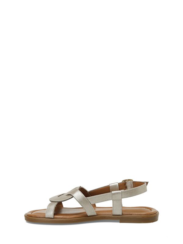 325053.Z 5FX Altın Kadın Düz Sandalet - Görsel 4