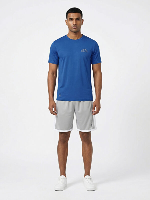 ORENDAHİLL ORENDAHILL Erkek Spor Tişört Hızlı Kuruyan Esnek Regular Fit Basic Gym Activewear