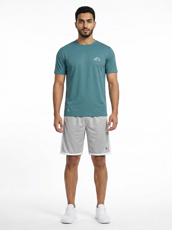 ORENDAHİLL ORENDAHILL Erkek Spor Tişört Hızlı Kuruyan Esnek Regular Fit Basic Gym Activewear