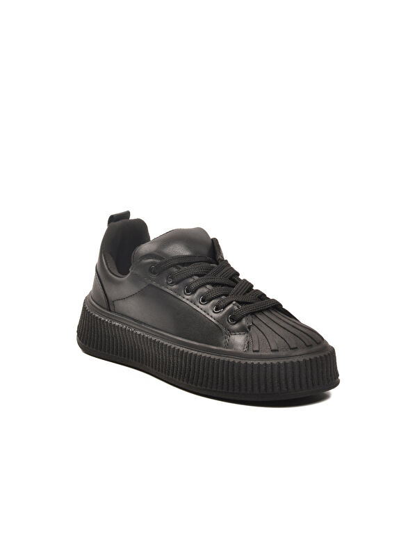 Siyah Bağcıklı Unisex Spor Ayakkabı Grov 410 G - Görsel 5