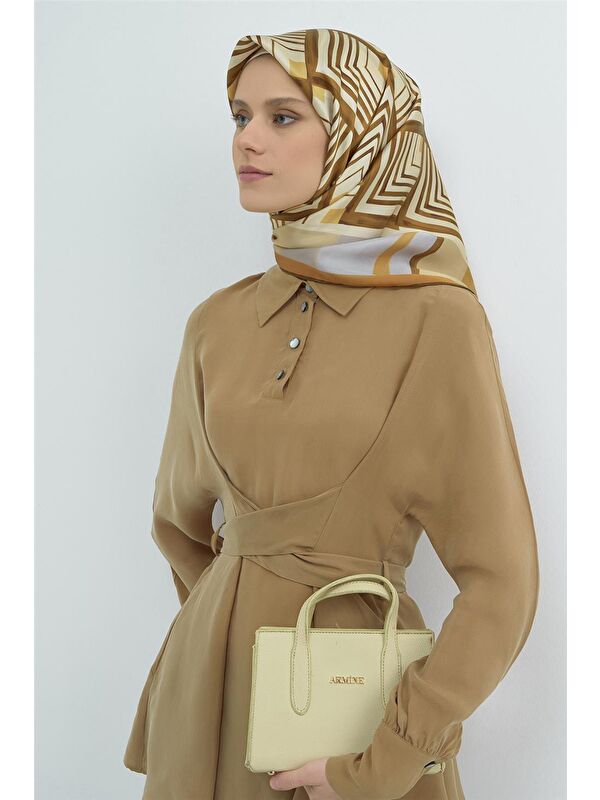 ARMİNE Saf İpek Twill Eşarp 9534D 31
