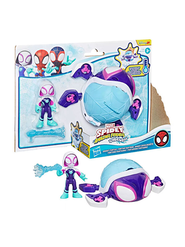Spidey And His Amazing Friends Waterwebs Araç Ve Figür Ghost Turtle G0663-G1466