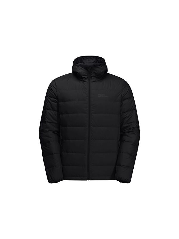Jack Wolfskin Ather Down Hoody Erkek Siyah Outdoor Şişme Mont