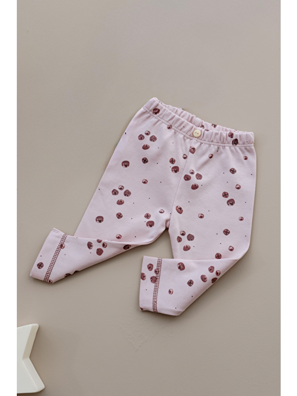 Oh La La Koala For Little Ones Nar Baskılı Paça Dikiş Detaylı Bebek Tayt