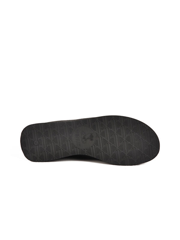 Siyah Nubuk Hakiki Deri Kadın Casual Ayakkabı 2250906K Z - Görsel 6