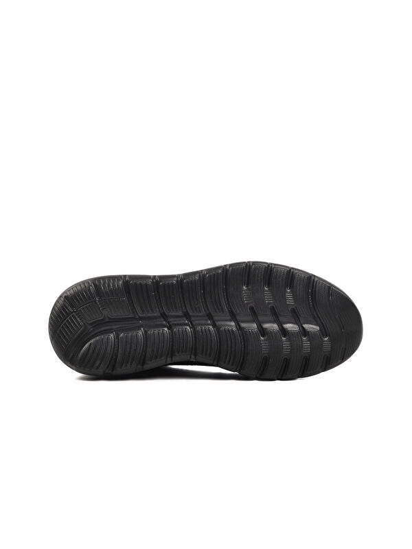 Siyah Keten Erkek Casual Ayakkabı 020 M - Görsel 6