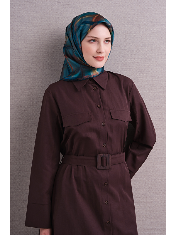 ARMİNE Saf İpek Twill Eşarp 9602D 06